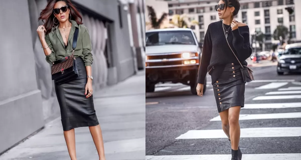 Черная юбка – стилизации